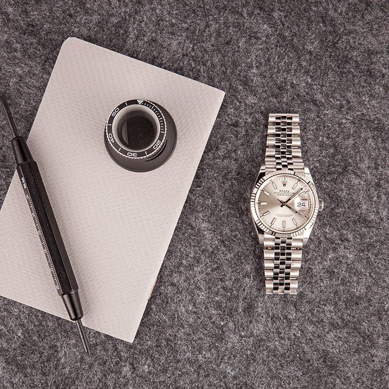 126234 silver dial