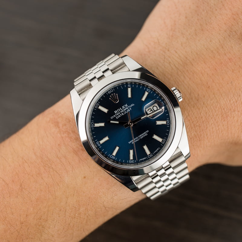 Buy Used Rolex Datejust 126300 | Bob's Watches - Sku: 123428