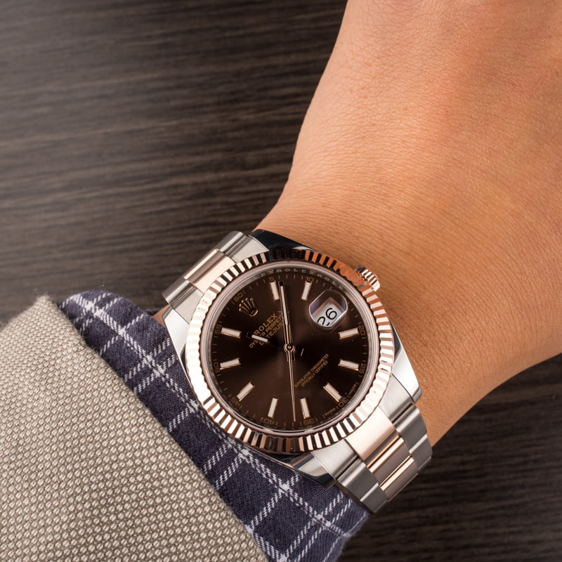 Rolex Datejust 36 Two Tone Men's Watch 126201