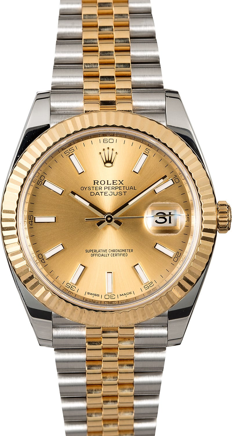 rolex jubilee two tone