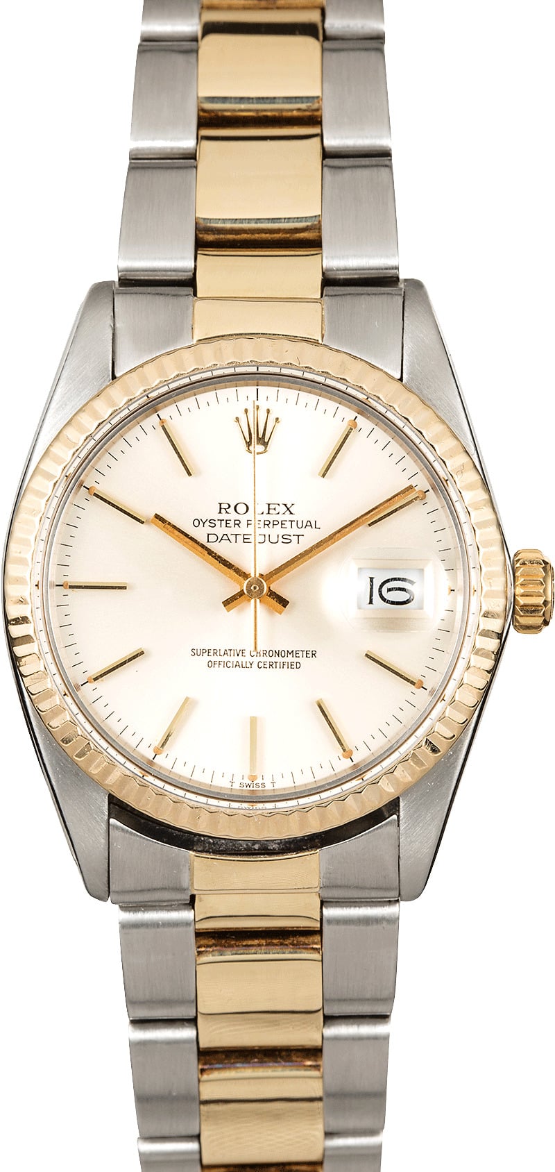 Authentic Rolex Datejust 16013 Two Tone 