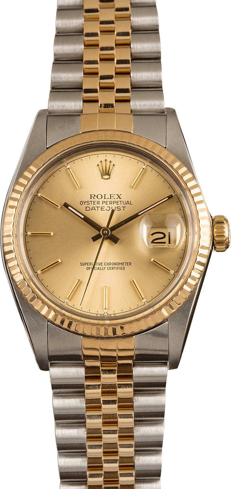 rolex two tone 16013 datejust