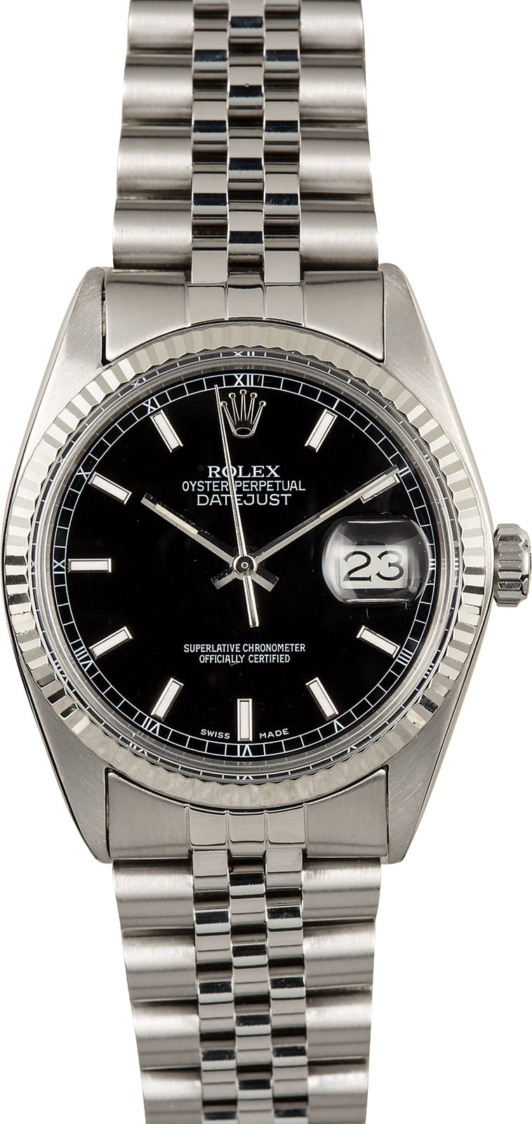 rolex datejust stainless steel