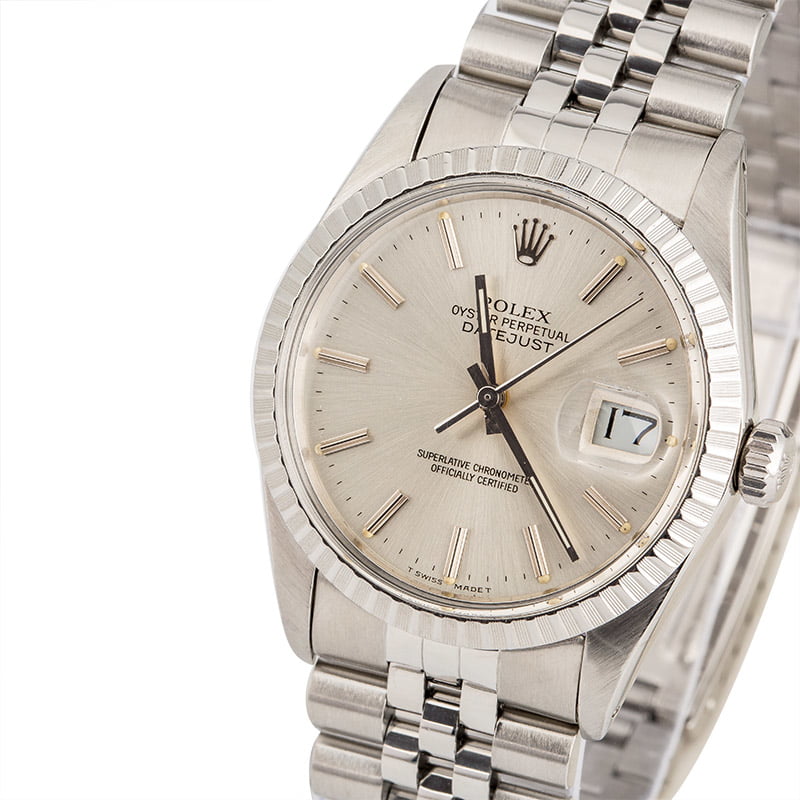 Used Rolex Datejust 16030 Stainless Steel Jubilee