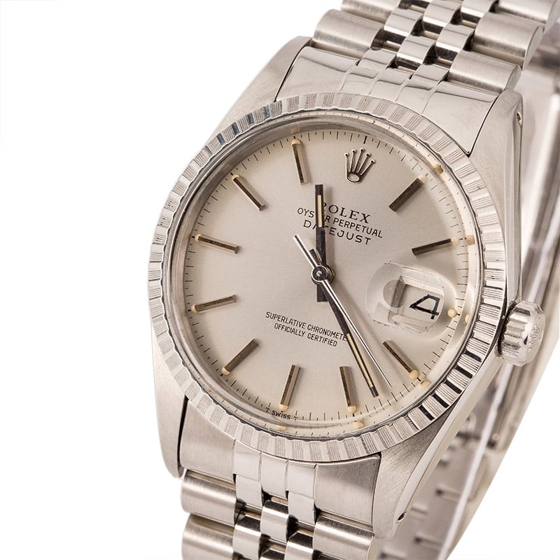 PreOwned Rolex Silver Dial Datejust 16030
