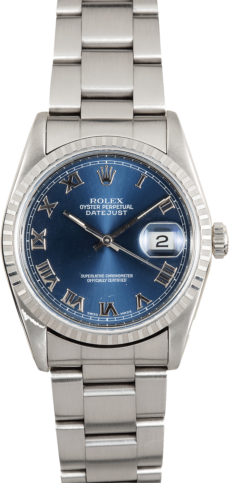 datejust blue face