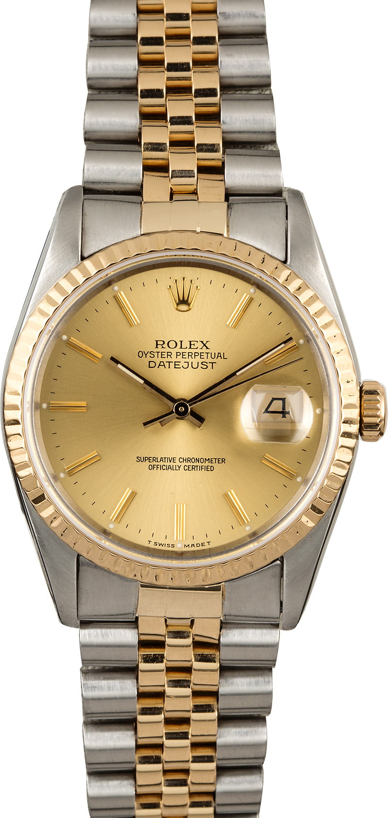 Buy Used Rolex  Datejust 16233  Bob s Watches Sku 120772 T