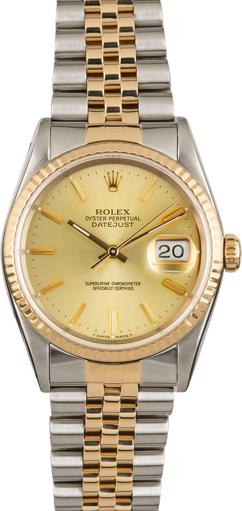 Rolex Stainless and Gold DateJust 16233