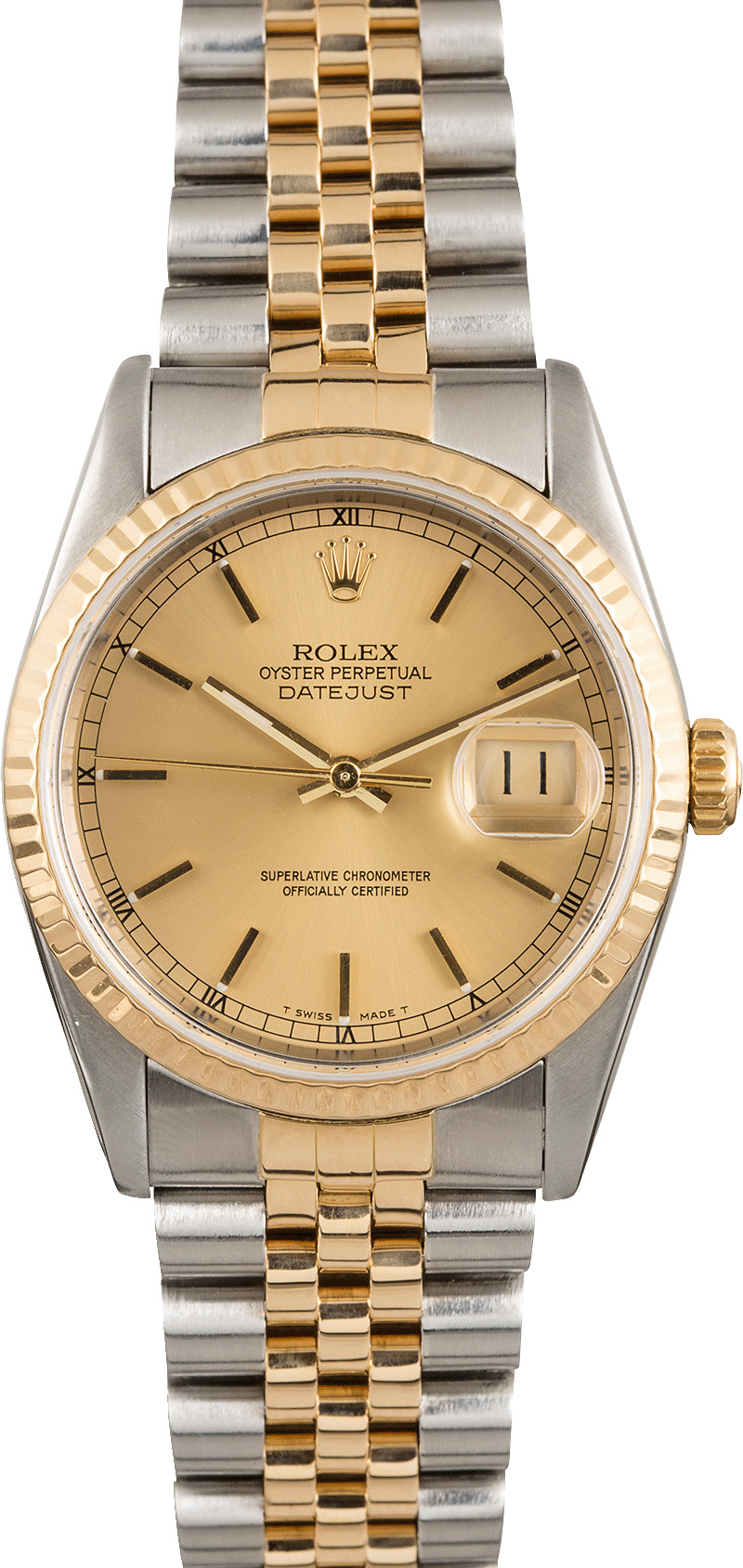 Buy Used Rolex  Datejust 16233  Bob s Watches Sku 123487