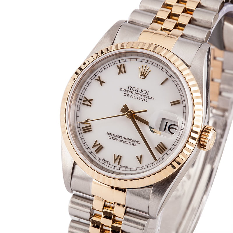 Pre-Owned Rolex Datejust 16233 Roman Markers T