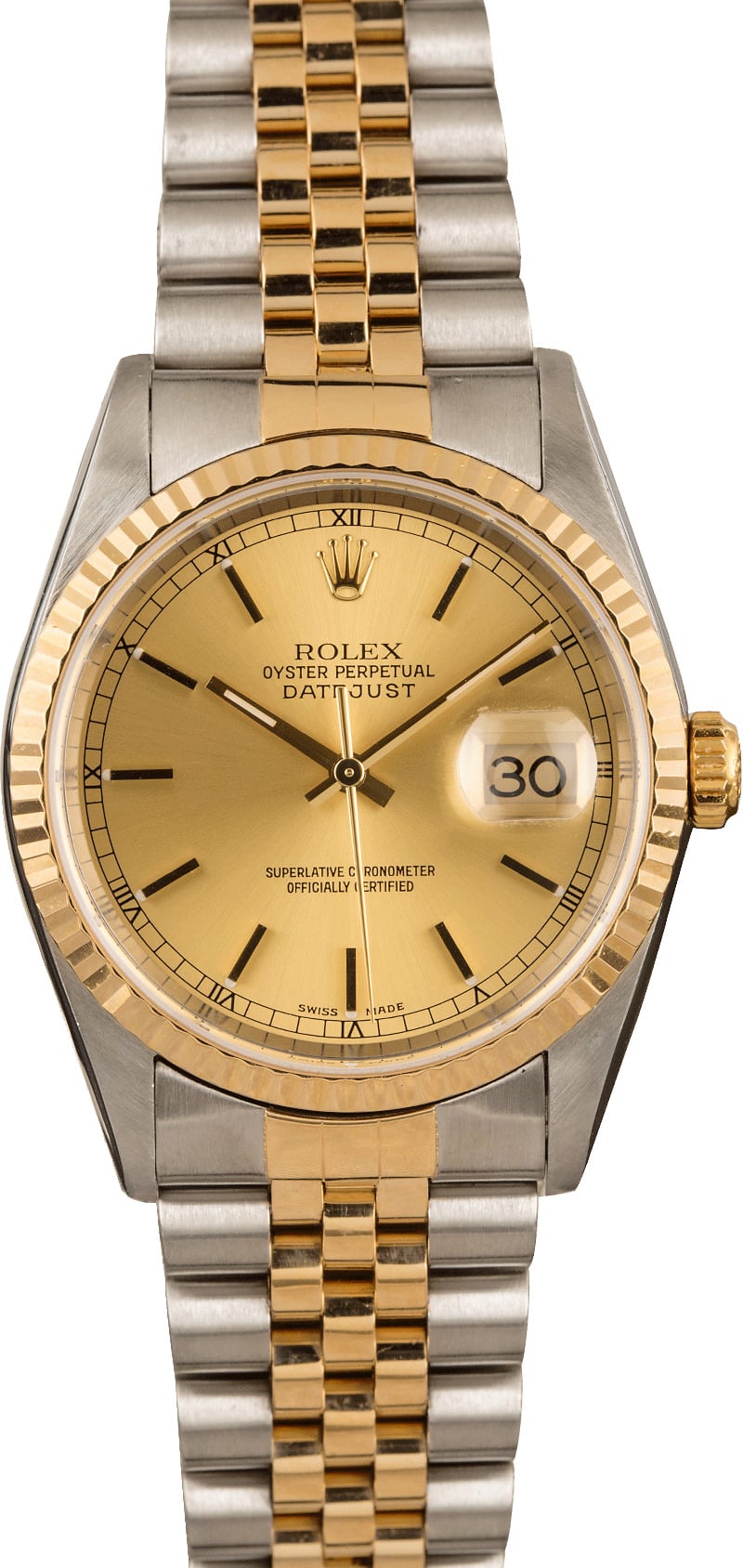 Buy Used Rolex Datejust 16233 | Bob's Watches - Sku: 127703