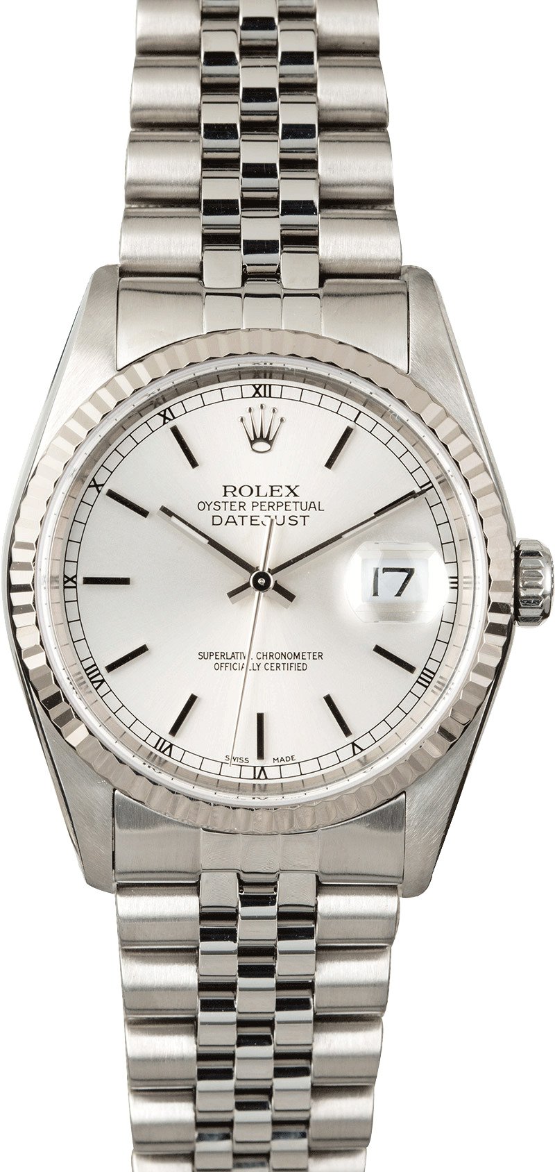 rolex 16234 silver dial