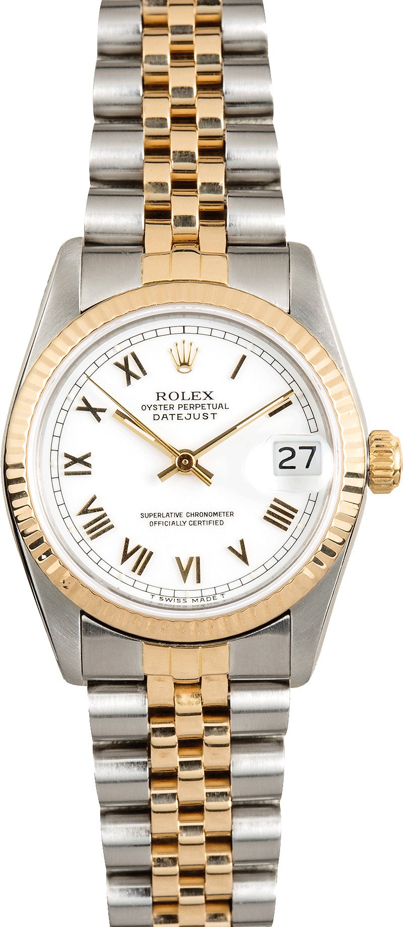 rolex datejust two tone 31mm