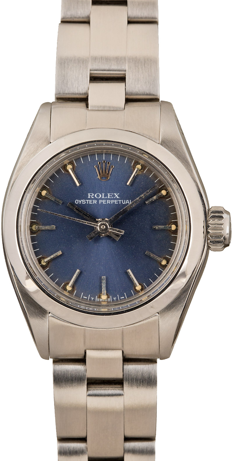 Rolex Turn-O-Graph 116264 - Grey Baton Dial & Bracelet Strap