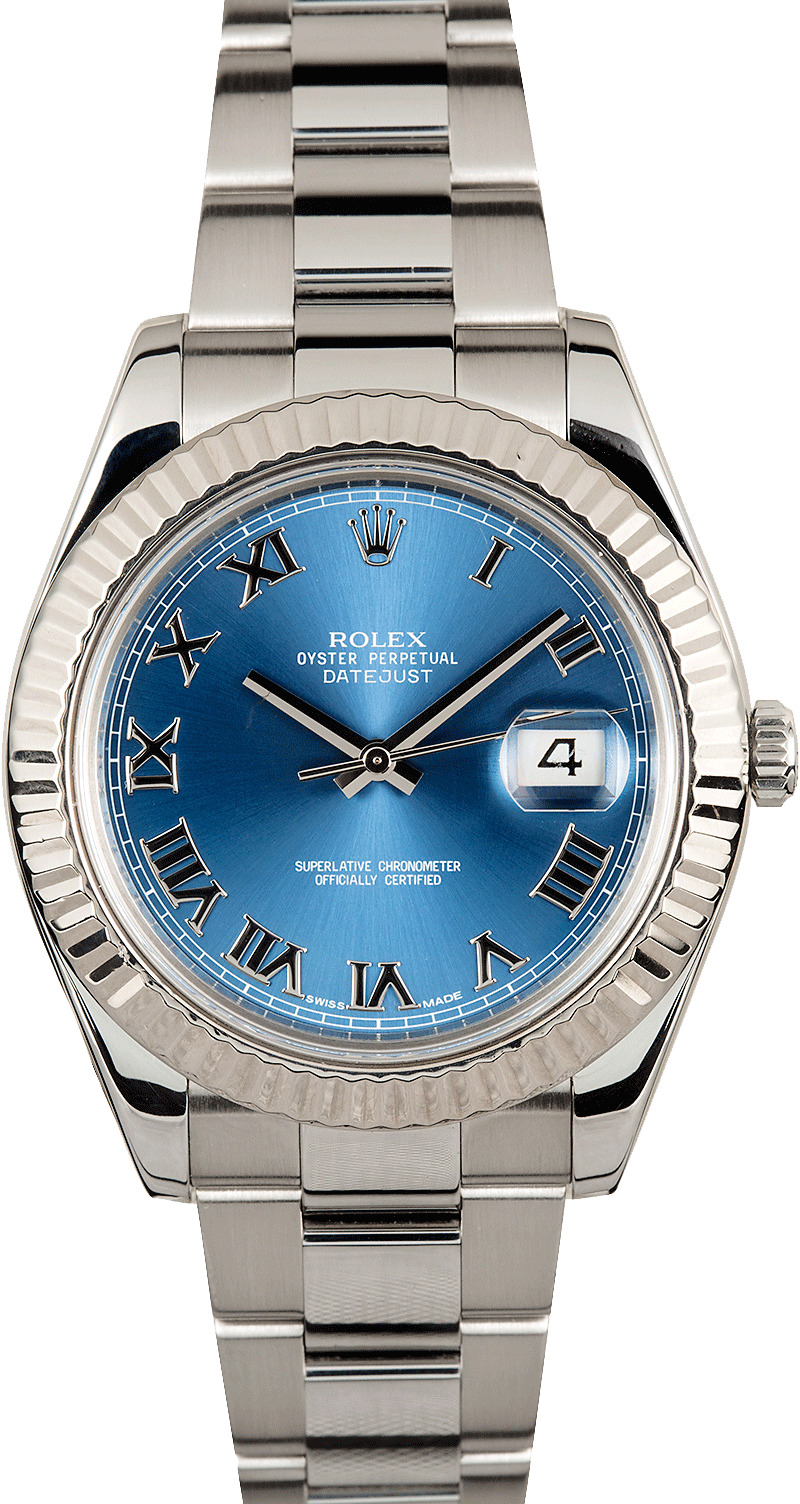 datejust ii blue