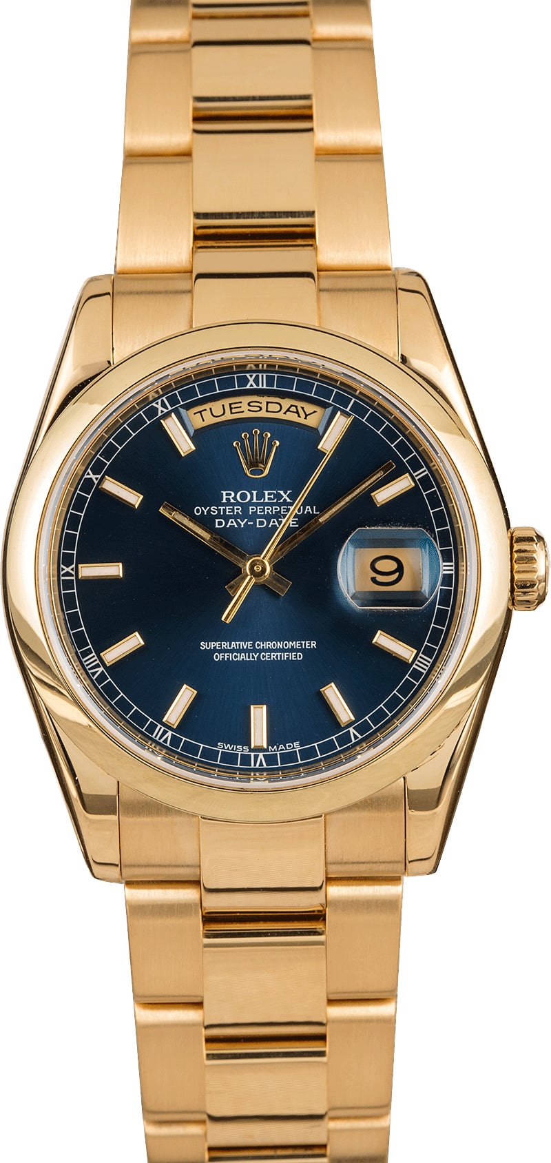Buy Used Rolex Day-Date 118208 | Bob's Watches - Sku: 131728