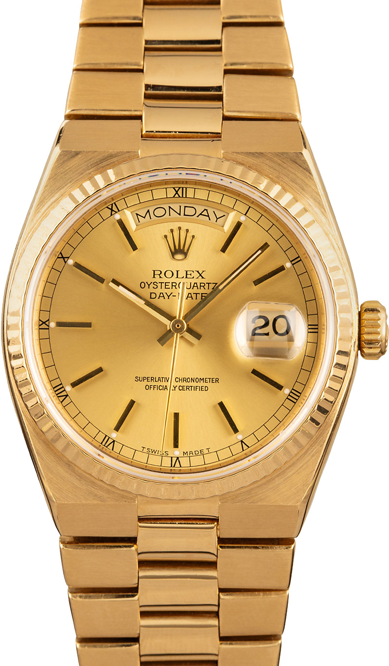 ROLEX 新型現行BOX 9個HK Rolex Day-Date 40 : 18 kt yellow gold - M228238-0069