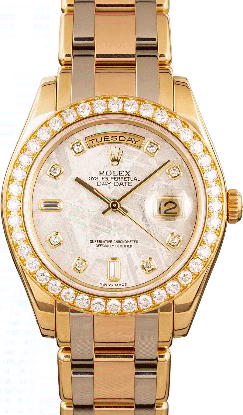 Buy Used Rolex Day Date 18948 Bob s Watches Sku 144363 x