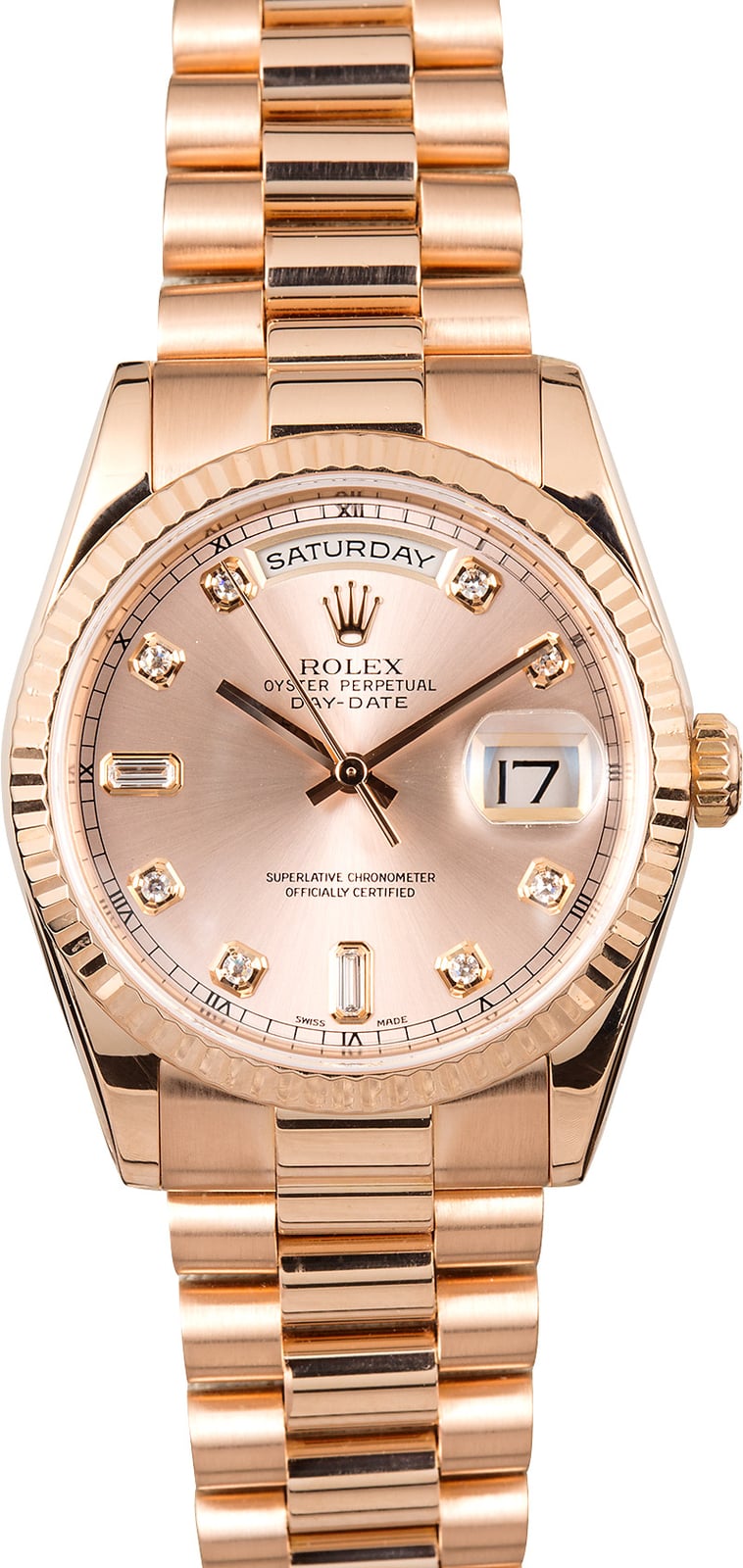 rolex presidential rose gold price