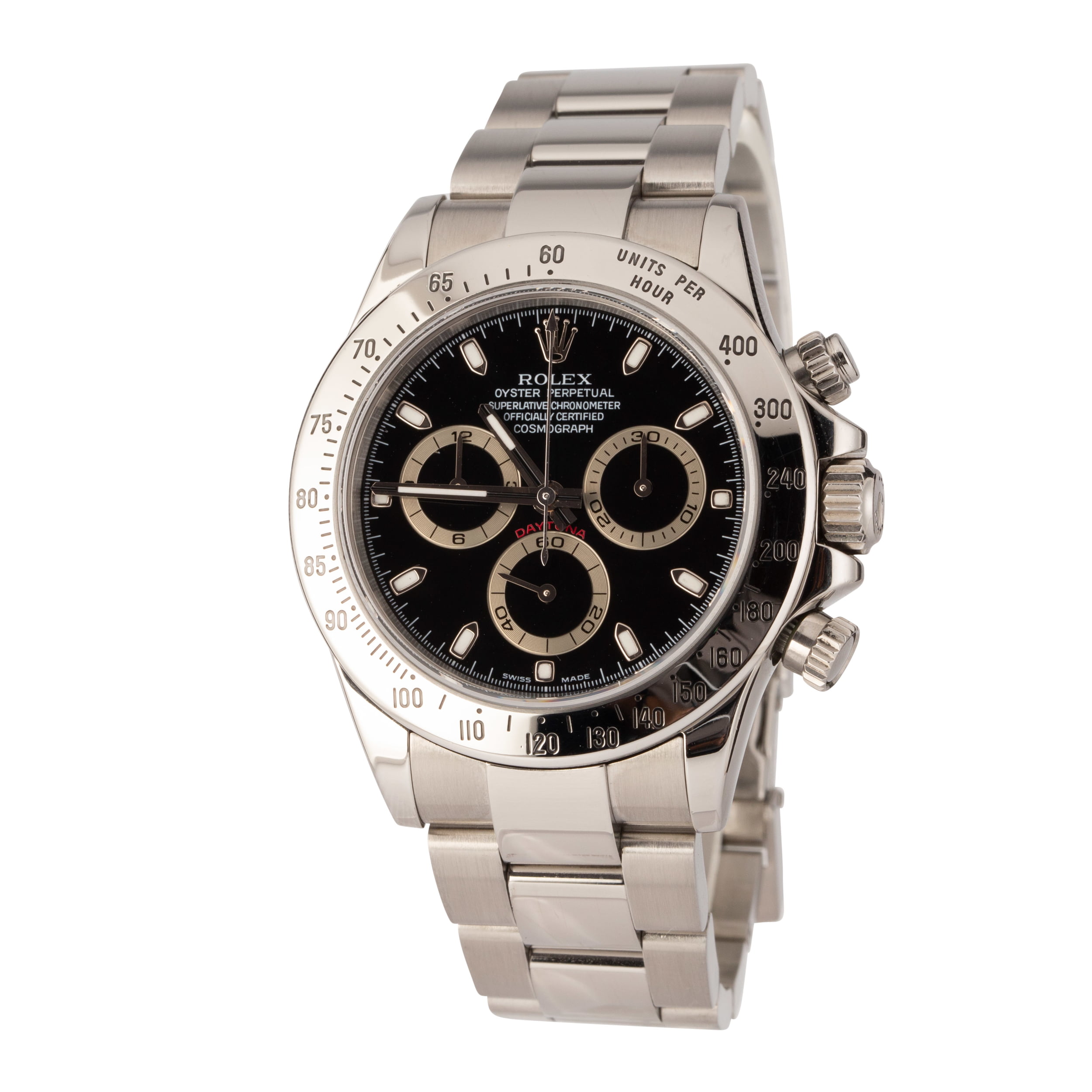 Buy Used Rolex Daytona 116520BKSO | Bob's Watches - Sku: 132017