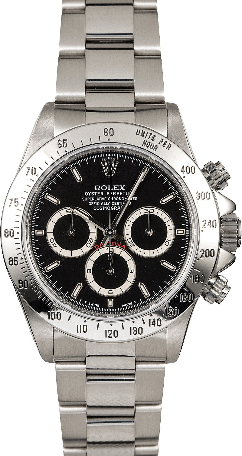 rolex daytona black face price