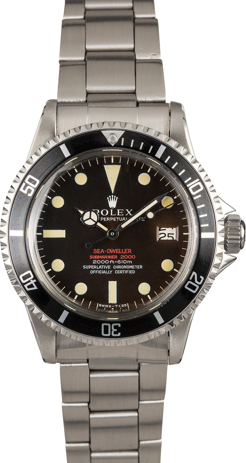 Vintage 1971 Rolex Double Red Sea Dweller 1665