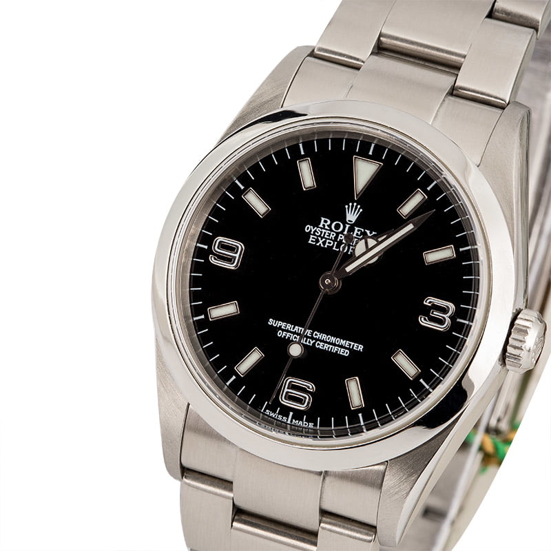 Used Rolex Explorer 114270 Stainless Steel