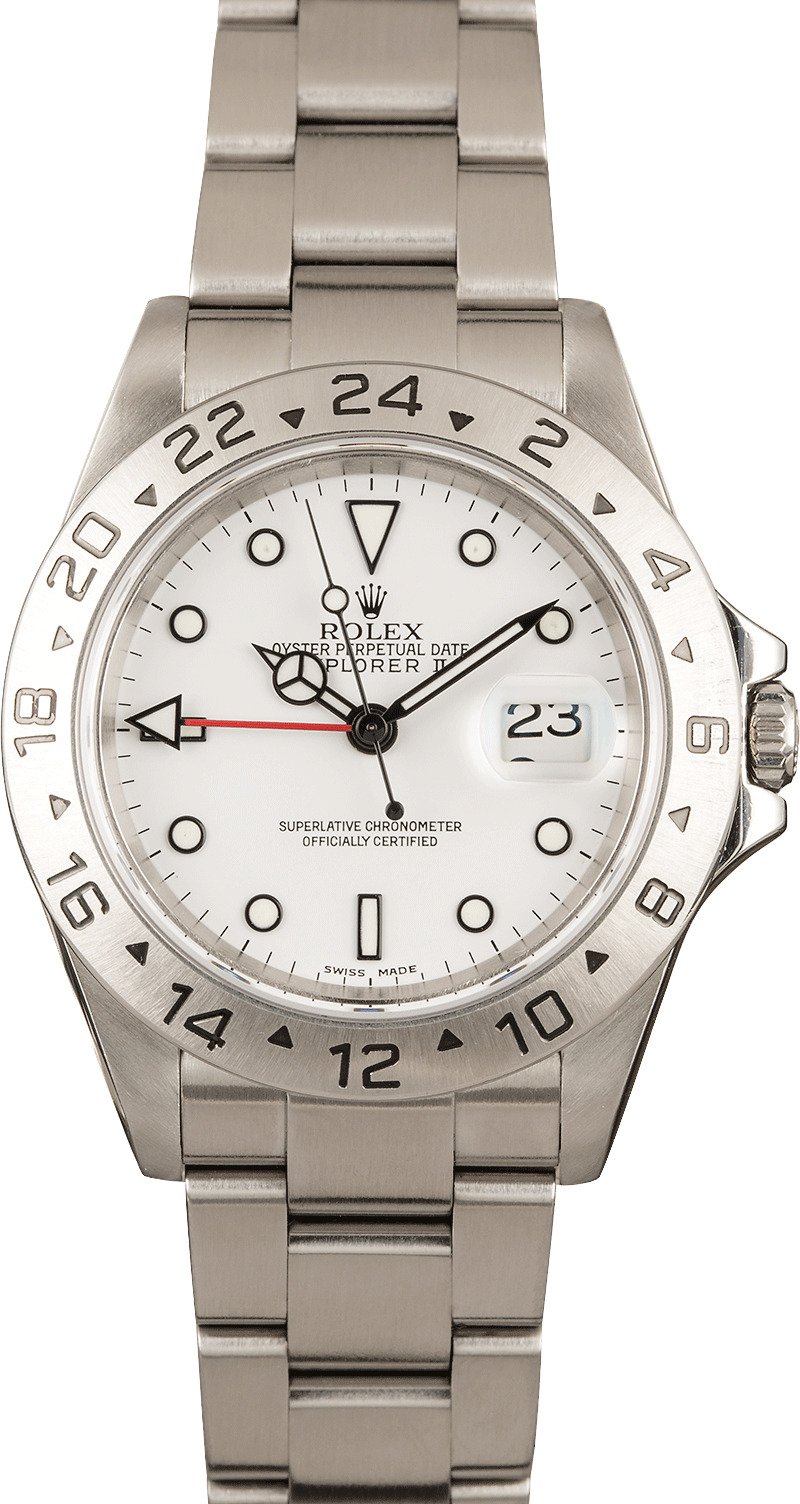 Buy Used Rolex Explorer II 16570 | Bob 