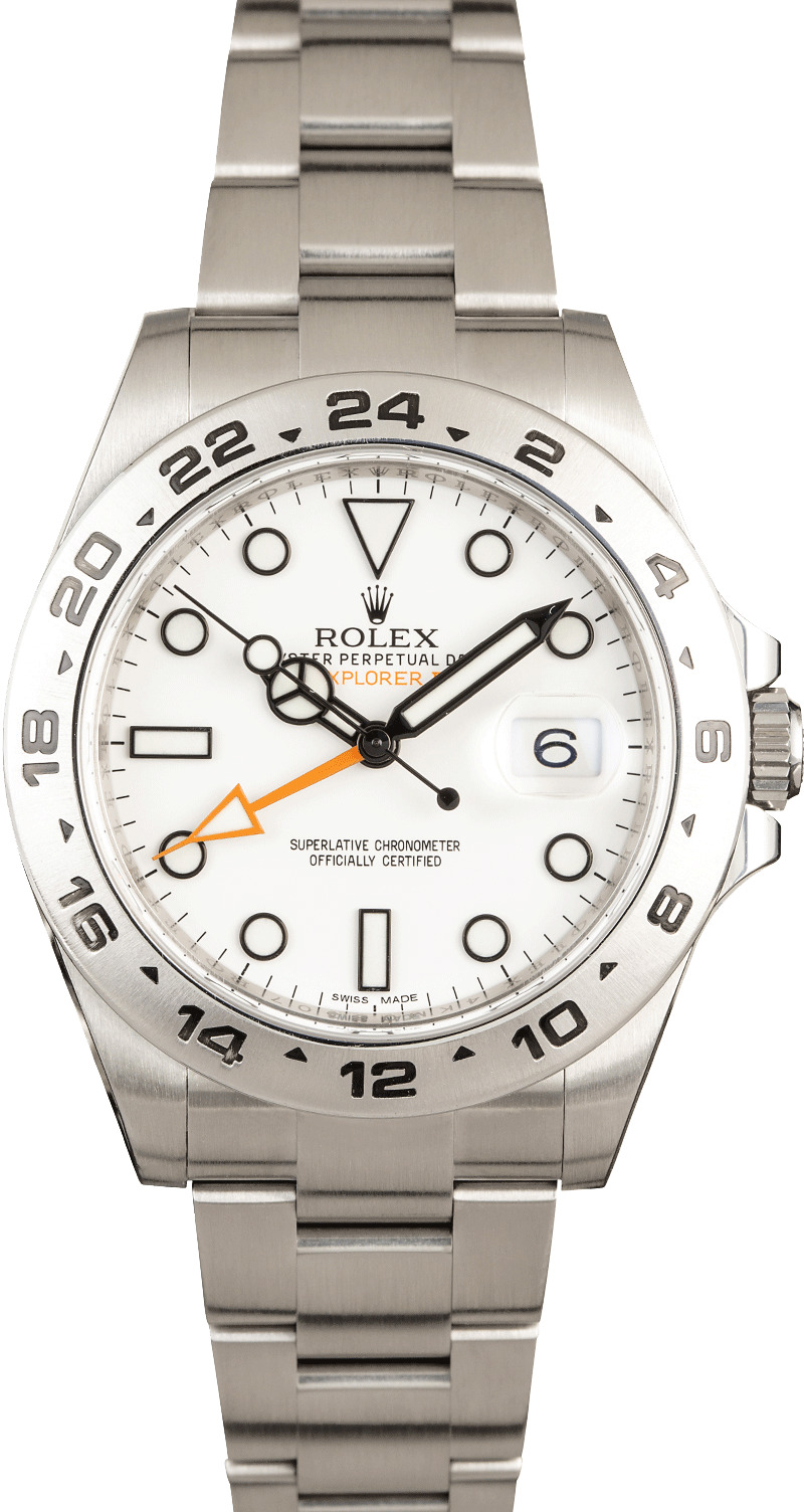 Buy Used Rolex Explorer II 216570WSO | Bob's Watches - Sku: 134864 x