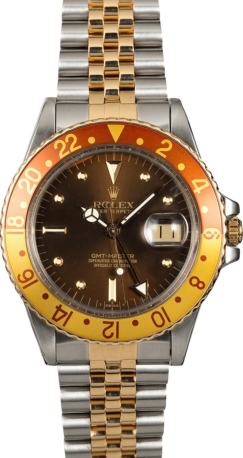 rolex gmt 16753 root beer