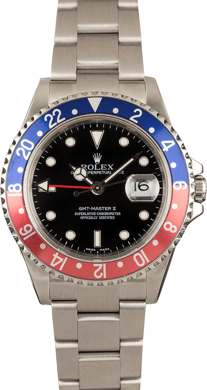 red and blue bezel rolex