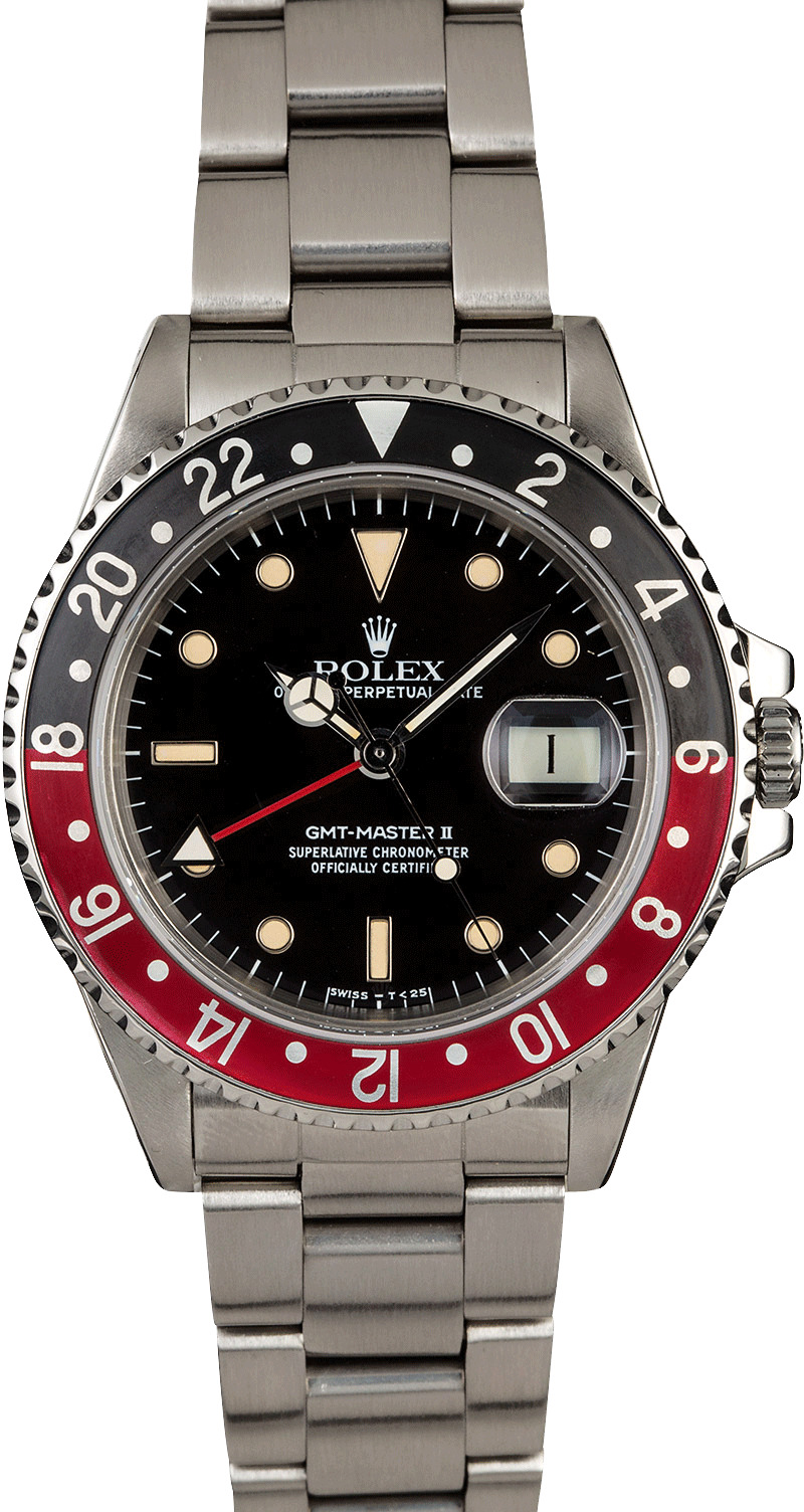 Rolex GMT-Master II Ref 16760 Fat Lady Coke