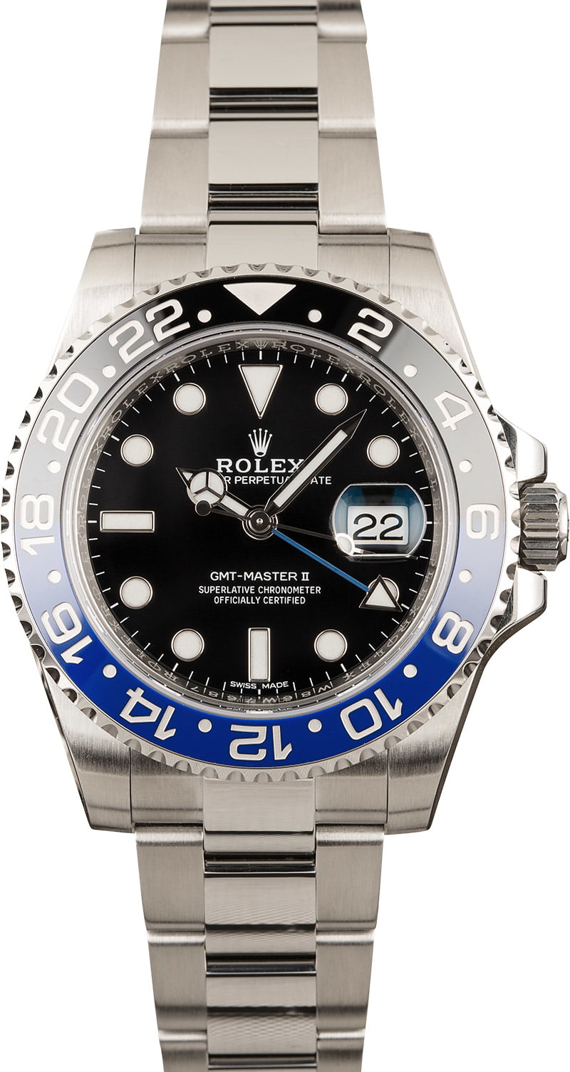 rolex gmt batman retail price