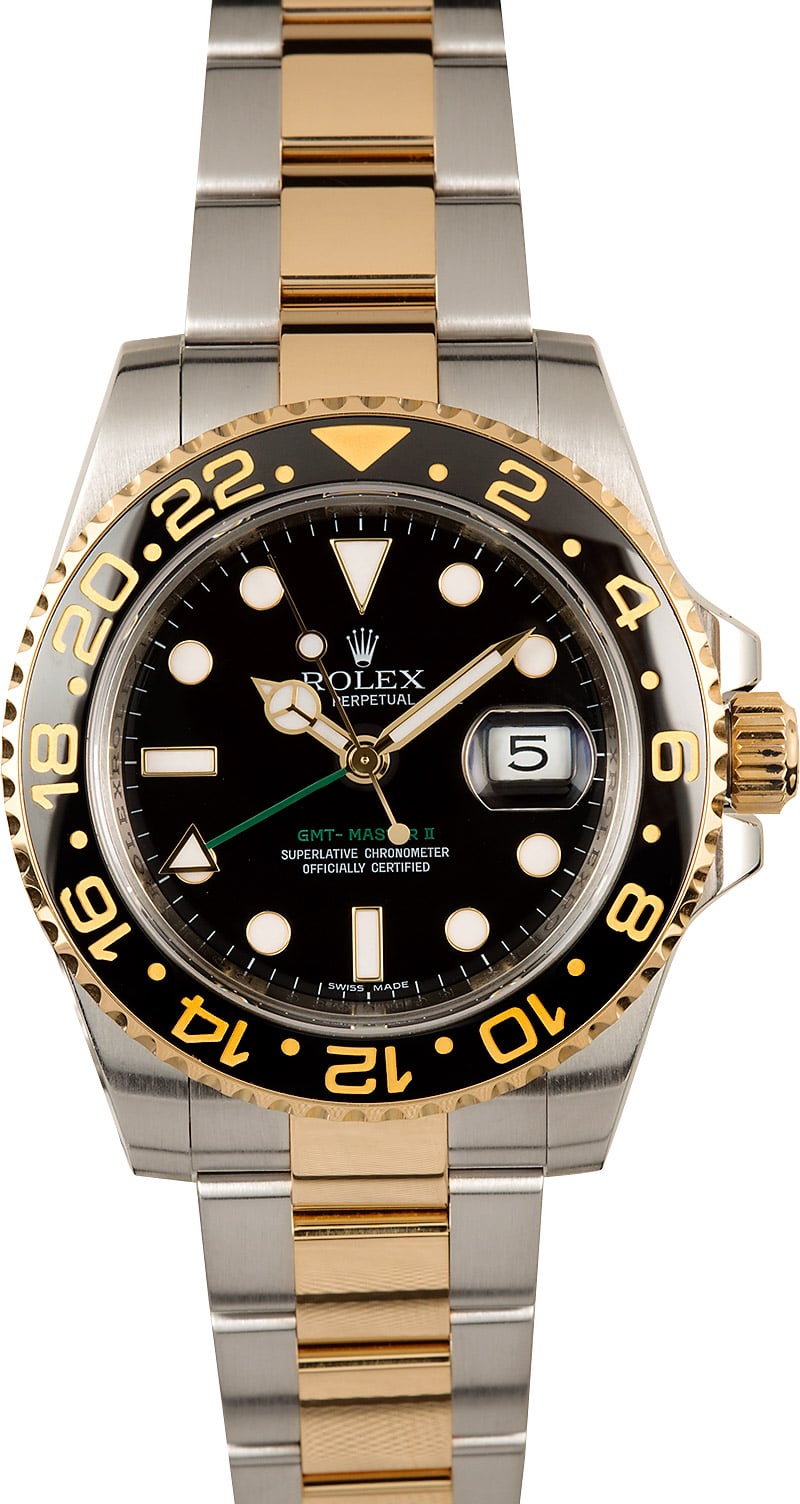 gmt master ii 2 tone