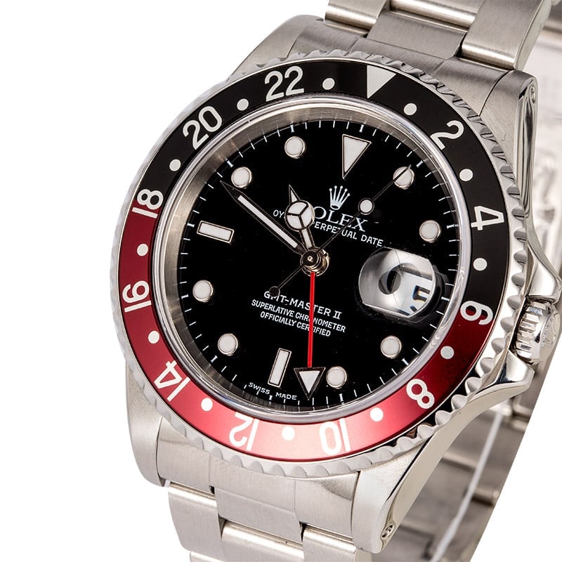 Rolex GMT Master II 16710 Coke 100 Authentic