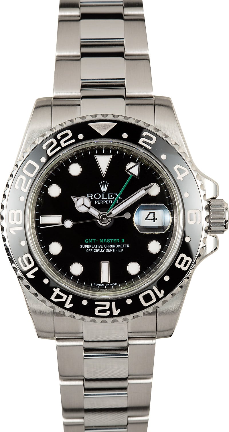 rolex gmt master 2 black bezel
