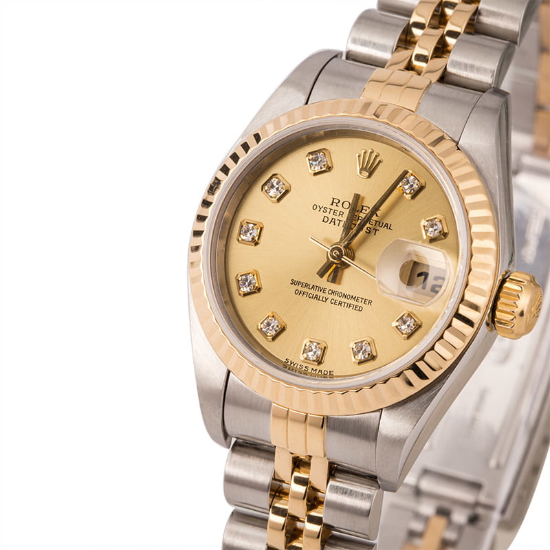 Pre Owned Rolex Lady Datejust 79173 Diamond Dial