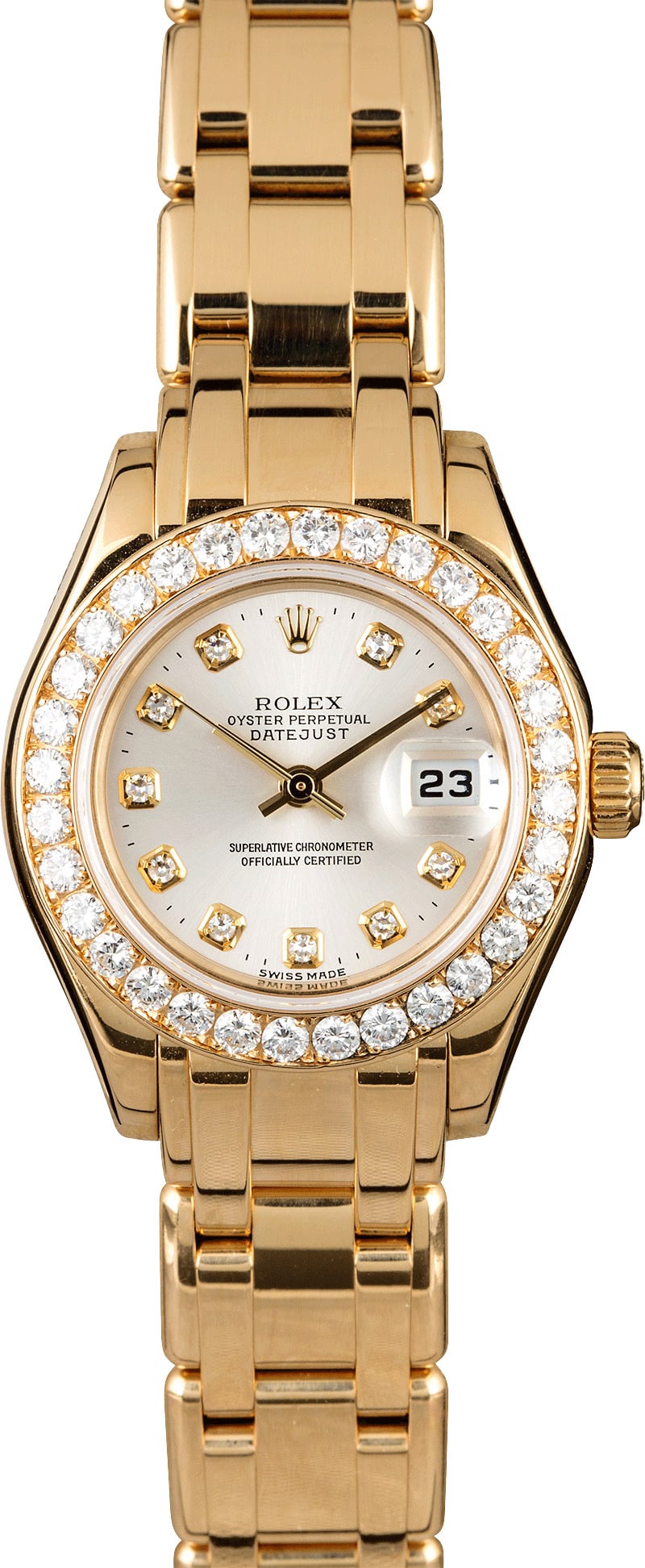 スポットライト Rolex Lady Pearlmaster 69298