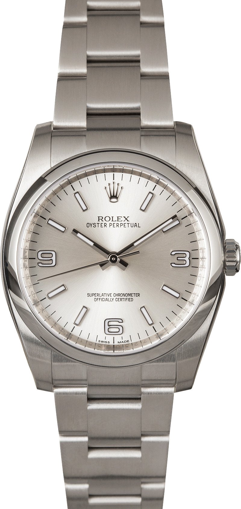rolex 116000 silver