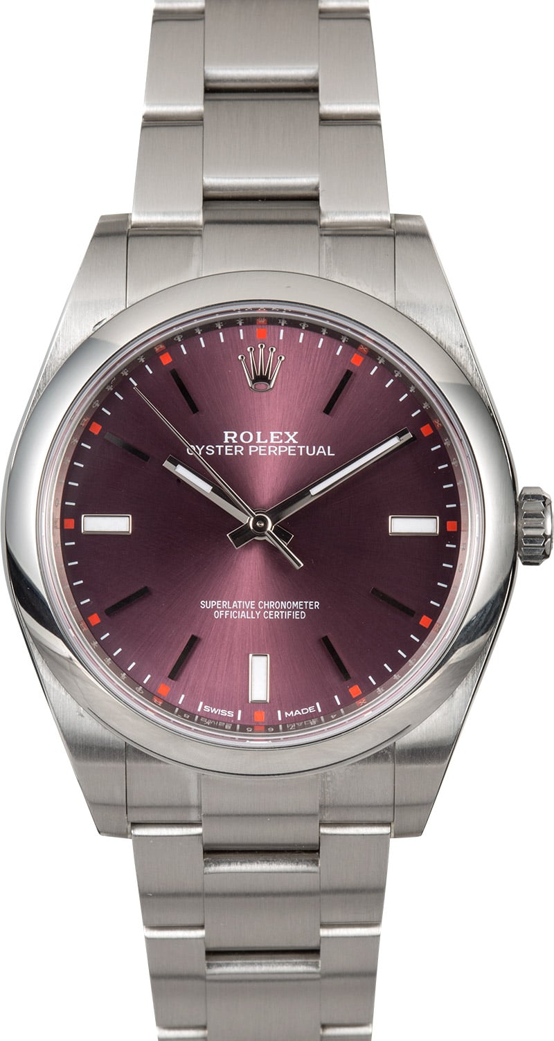 oyster perpetual 39 red grape