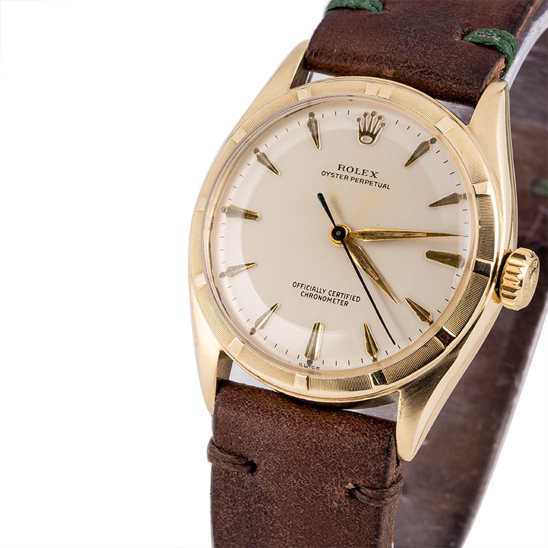Pre-Owned Rolex Oyster Perpetual 6085 Ivory Dial
