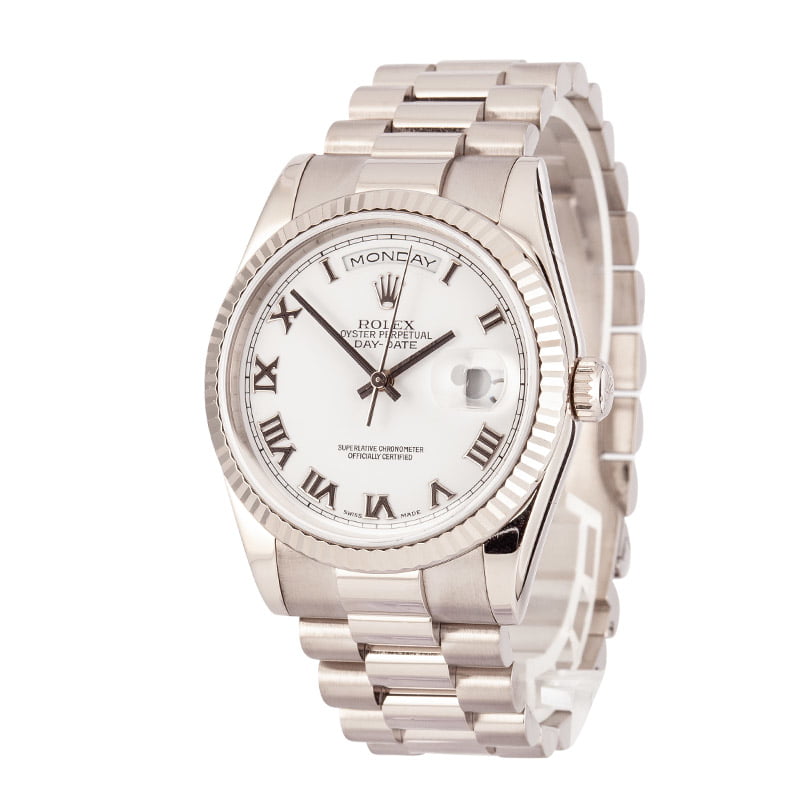 Rolex President 118239 White Gold