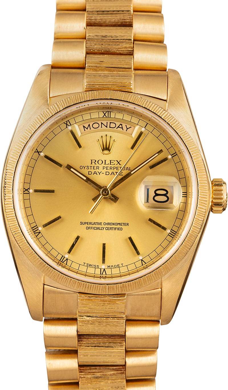 How much gold on sale in a rolex president