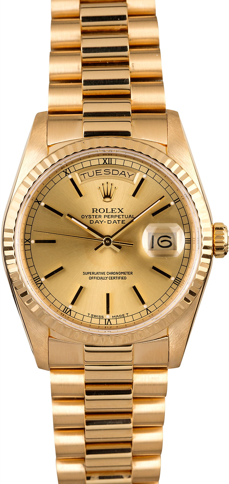 used gold presidential rolex