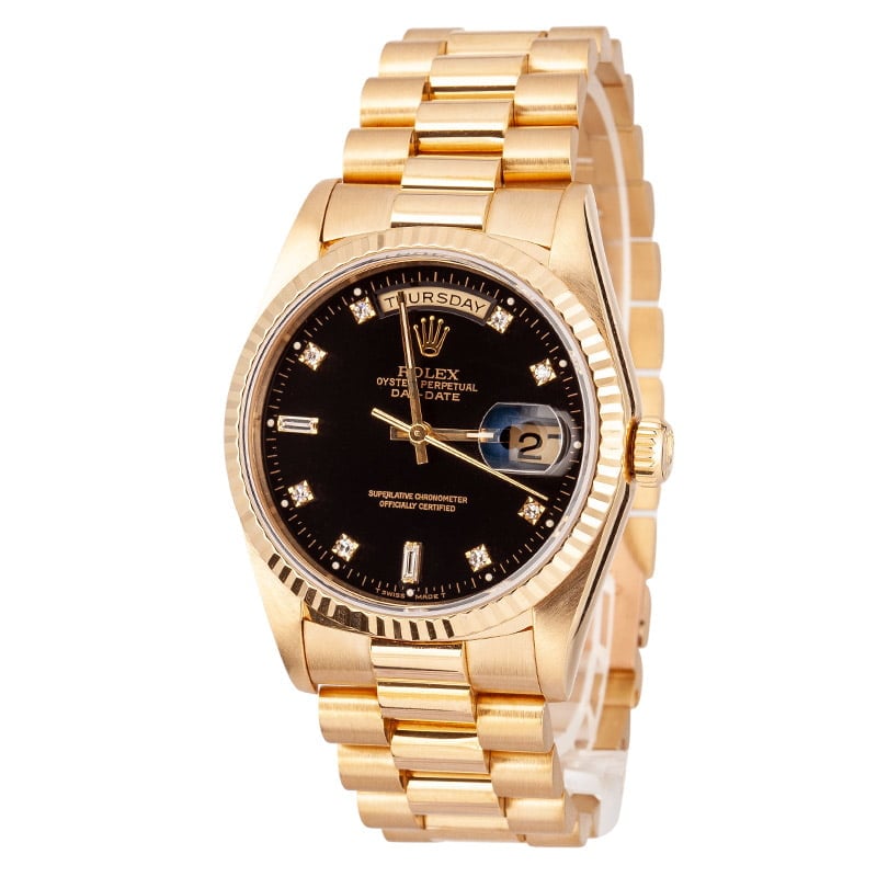 Rolex 18238 18K Yellow Gold Day-Date