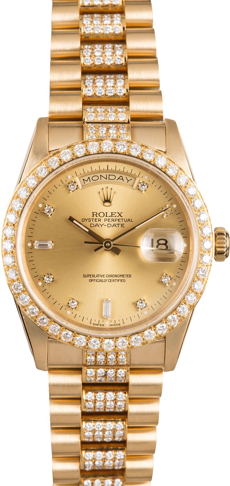 rolex presidential diamond price