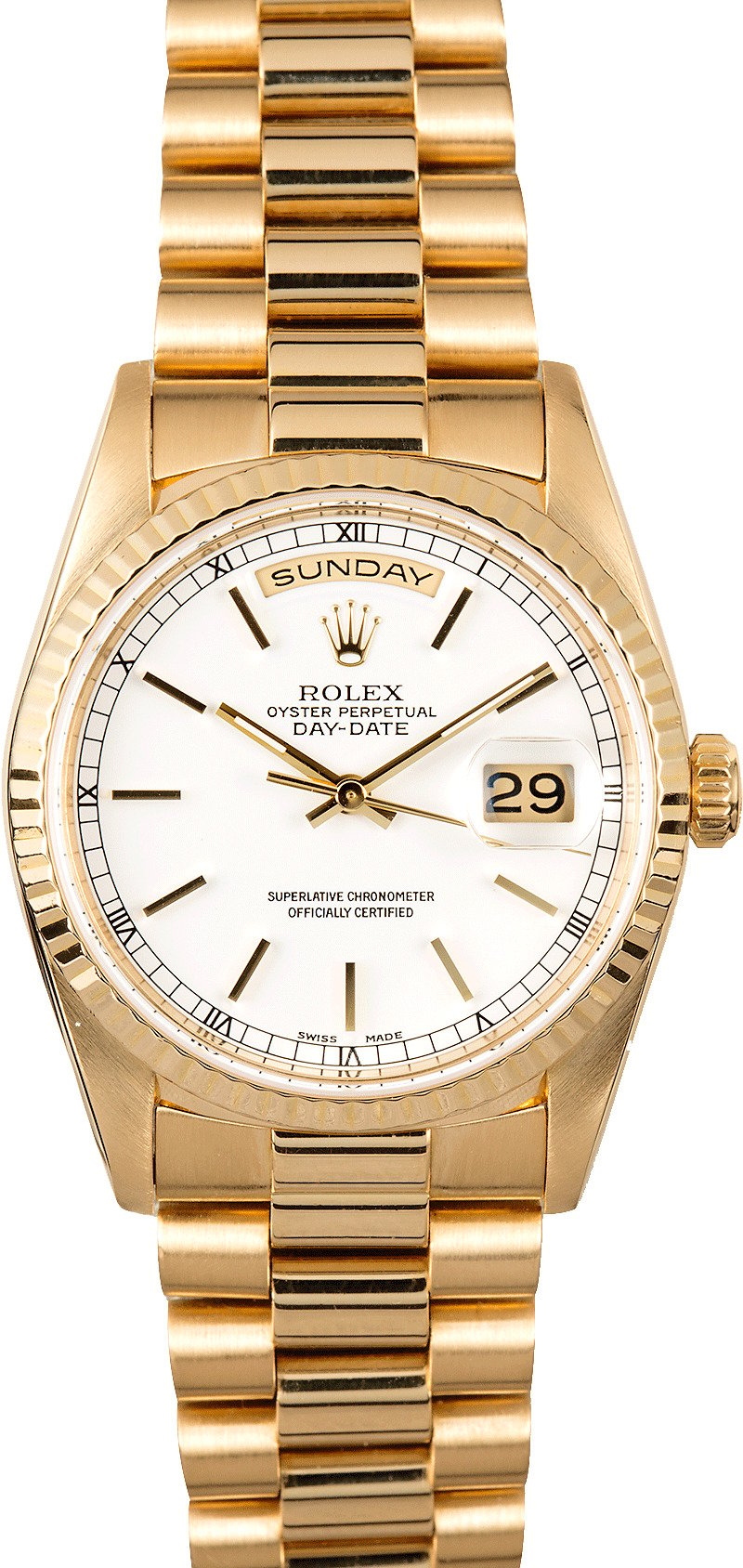 certified pre owned rolex presidential