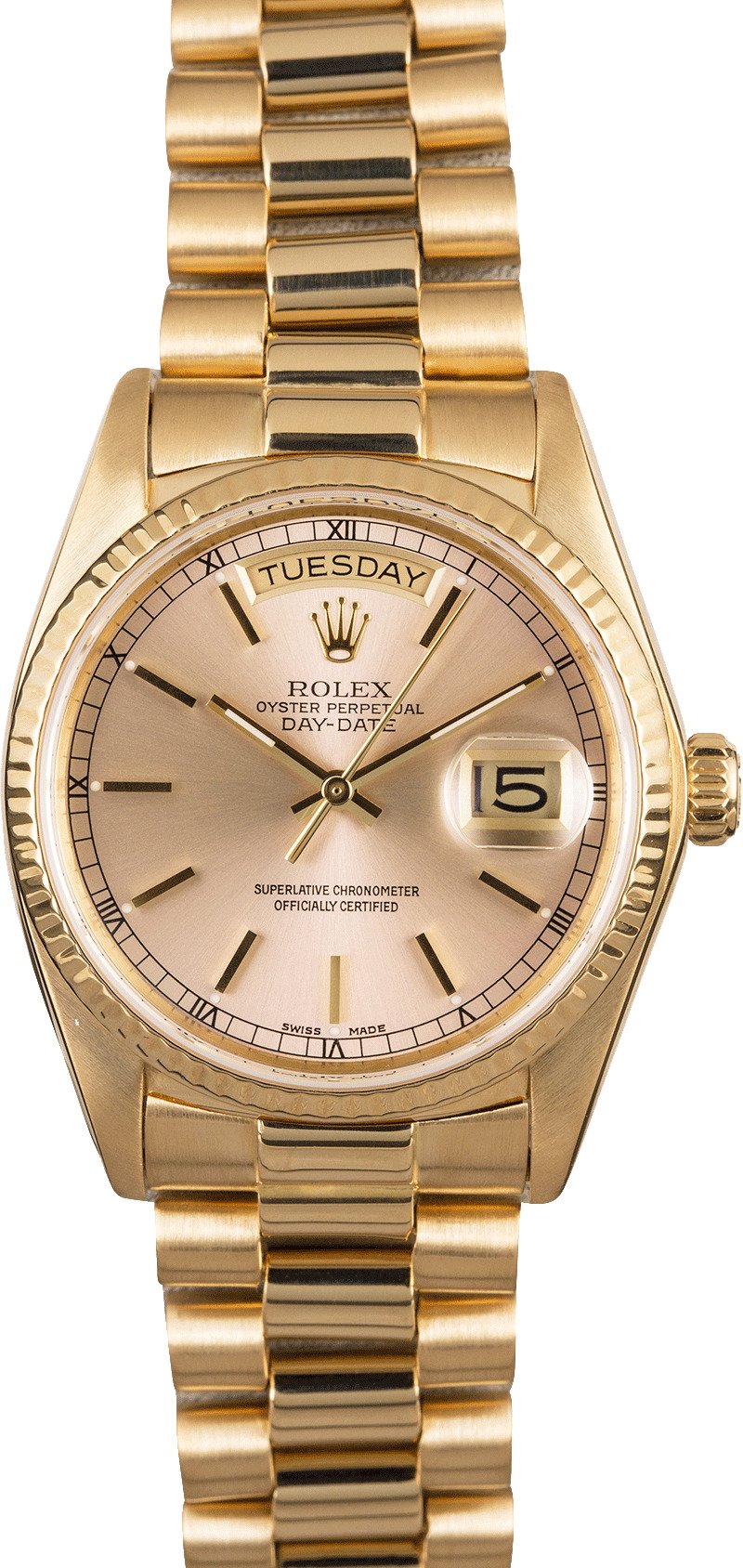 Buy Used Rolex President 18038 Bob s Watches Sku 116963
