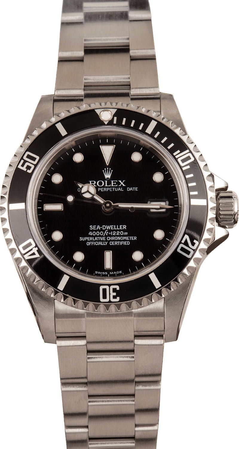 Rolex 16600 SeaDweller Black Dial