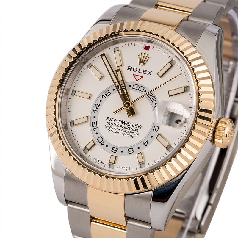 Pre-Owned Rolex Sky-Dweller 326933 Two Tone Oyster